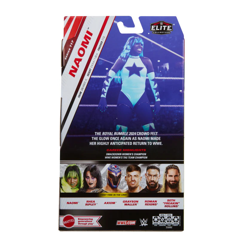 Naomi - WWE Elite 117 Toy Wrestling Action Figure Pre-Order (JUNE)